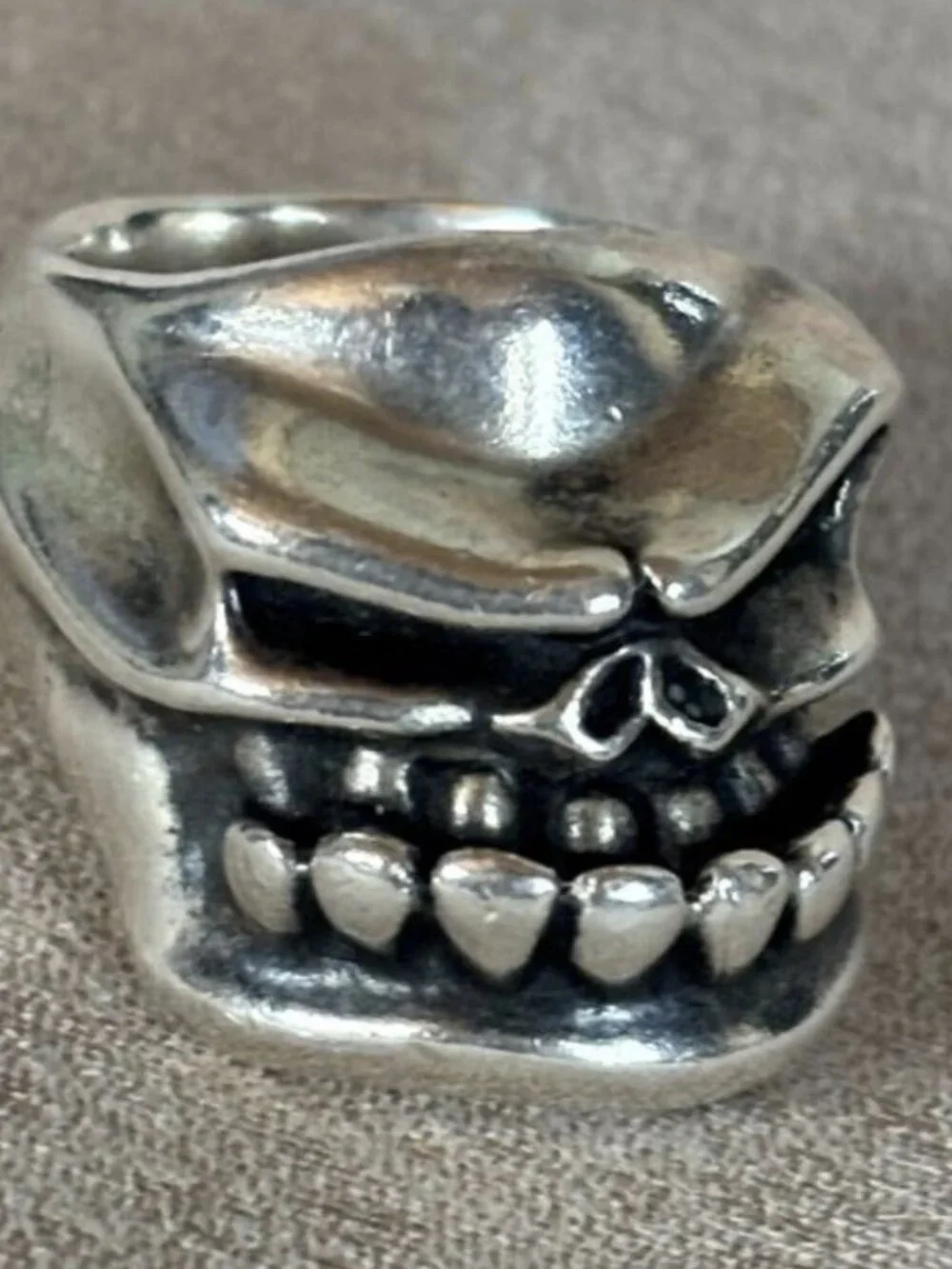 STARLINGEAR Puncher Slickster Ring Silver 925 Size US 4.5 New w/Pouch